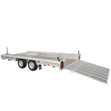 Hulco TERRAX-2 3000 LK - 3000 kg bruto laadvermogen - machinetransporter - 394x180 cm laadoppervlak - geremd