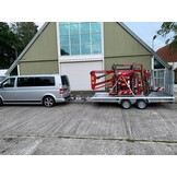 Hulco TERRAX-2 3500 LK - 3500 kg bruto laadvermogen - machinetransporter - 394x180 cm laadoppervlak - geremd