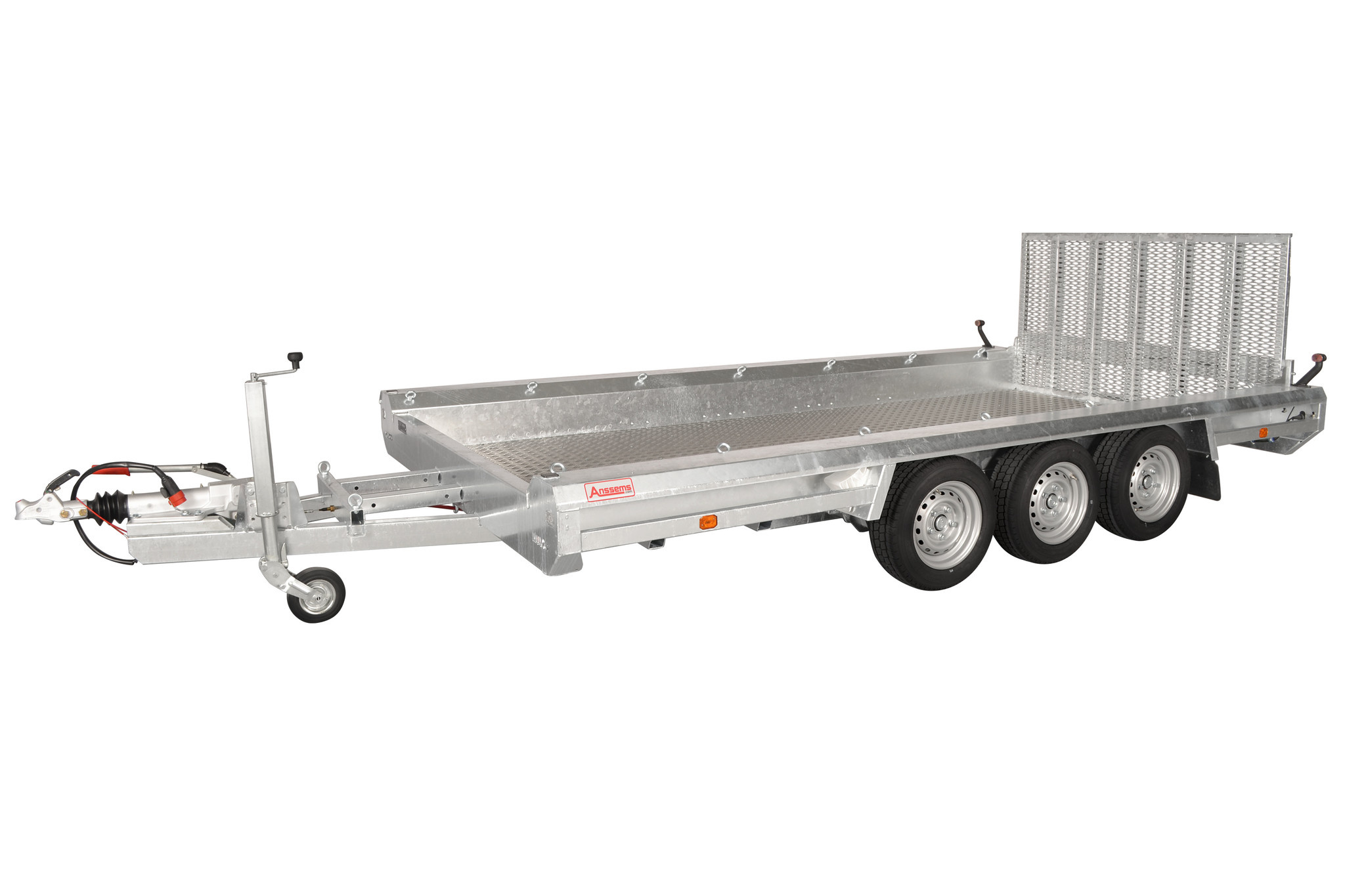 Hulco TERRAX -3 3500 machinetransporter - 3500 kg bruto laadvermogen - machinetransporter - 394x180 cm laadoppervlak - geremd