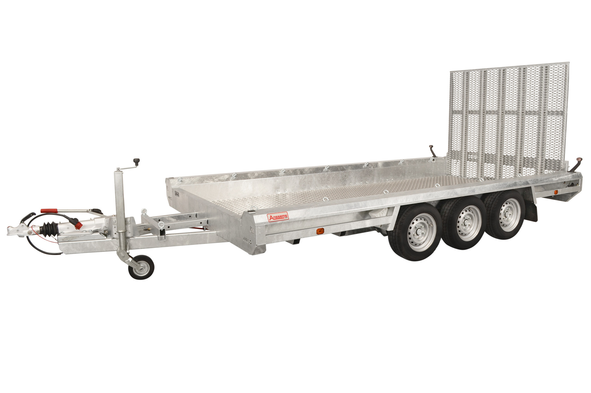 Hulco TERRAX machinetransporter -3 3500 LK - 3500 kg bruto laadvermogen - machinetransporter - 394x180 cm laadoppervlak - geremd