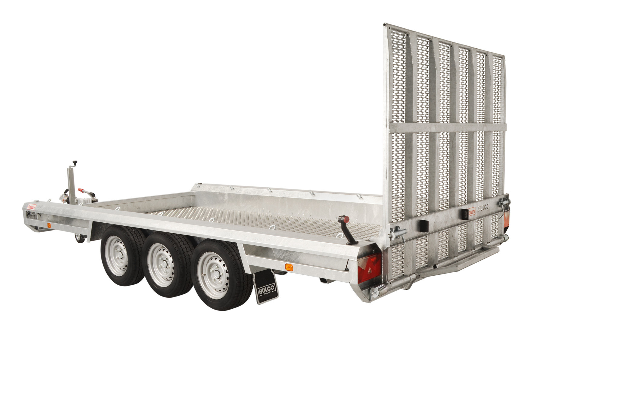 Hulco TERRAX machinetransporter -3 3500 LK - 3500 kg bruto laadvermogen - machinetransporter - 394x180 cm laadoppervlak - geremd
