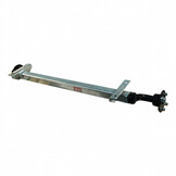 Ongeremde torsie as - padmaat 700 mm - flensmaat 1020 mm - 650 kg - 4x100