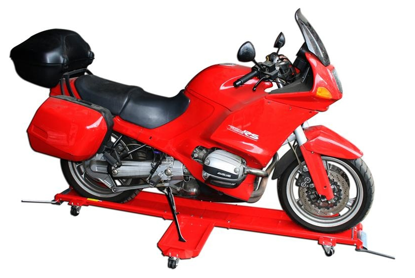 ProPlus motorfiets mover - rangeerhulp - rangeerder - rood - maximaal 567 kg - maximale bandbreedte 195 mm