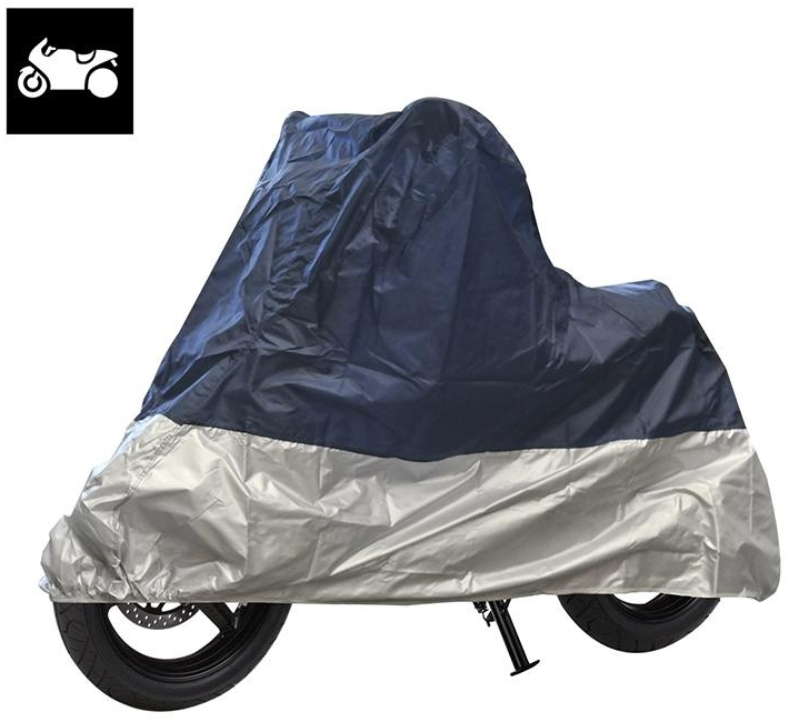ProPlus Motorhoes/scooterhoes XL - 246x104x127 cm - PEVA - blauw/zilver - PREMIUM