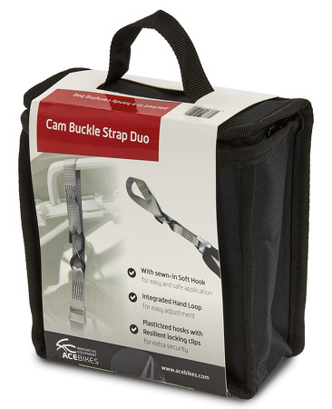 Acebikes Cam Buckle Strap Duo - spanbanden voor motor transport