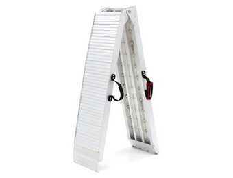 Oprijplaat + handvaten - 229x28x5 cm - 680 kg