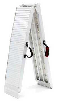 Acebikes gebogen aluminium oprijplaat met handvaten - geschikt voor motoren