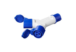 CEE 2-weg splitter 16A - 200 > 250V - IP44