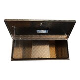 DE HAAN BOX IN - 800x361x400 mm - waterdichte en stofdichte aluminium traanplaat disselkist - voorzien van vlinderslot