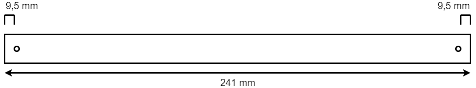 As voor kielrollen - 241x16,8 mm