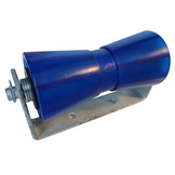 194x90 mm kielrol  blauw compleet op steun