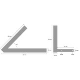 Centreerarm rechts - 4.80/4.00-8