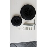 Centreerset links/rechts - inclusief stroppenplaten - 4.00-4 & 3.00-8