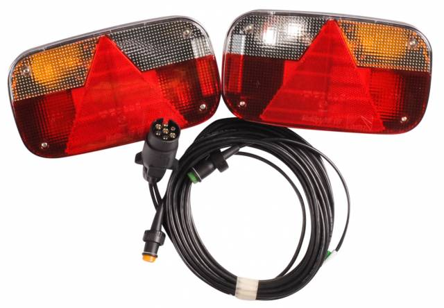 7-polige Aspock Multipoint 3 verlichtingsset met 4 meter hoofdkabel