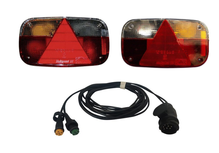 Aspock Multipoint 3 verlichtingsset - 4 meter hoofdkabel - 13 polig