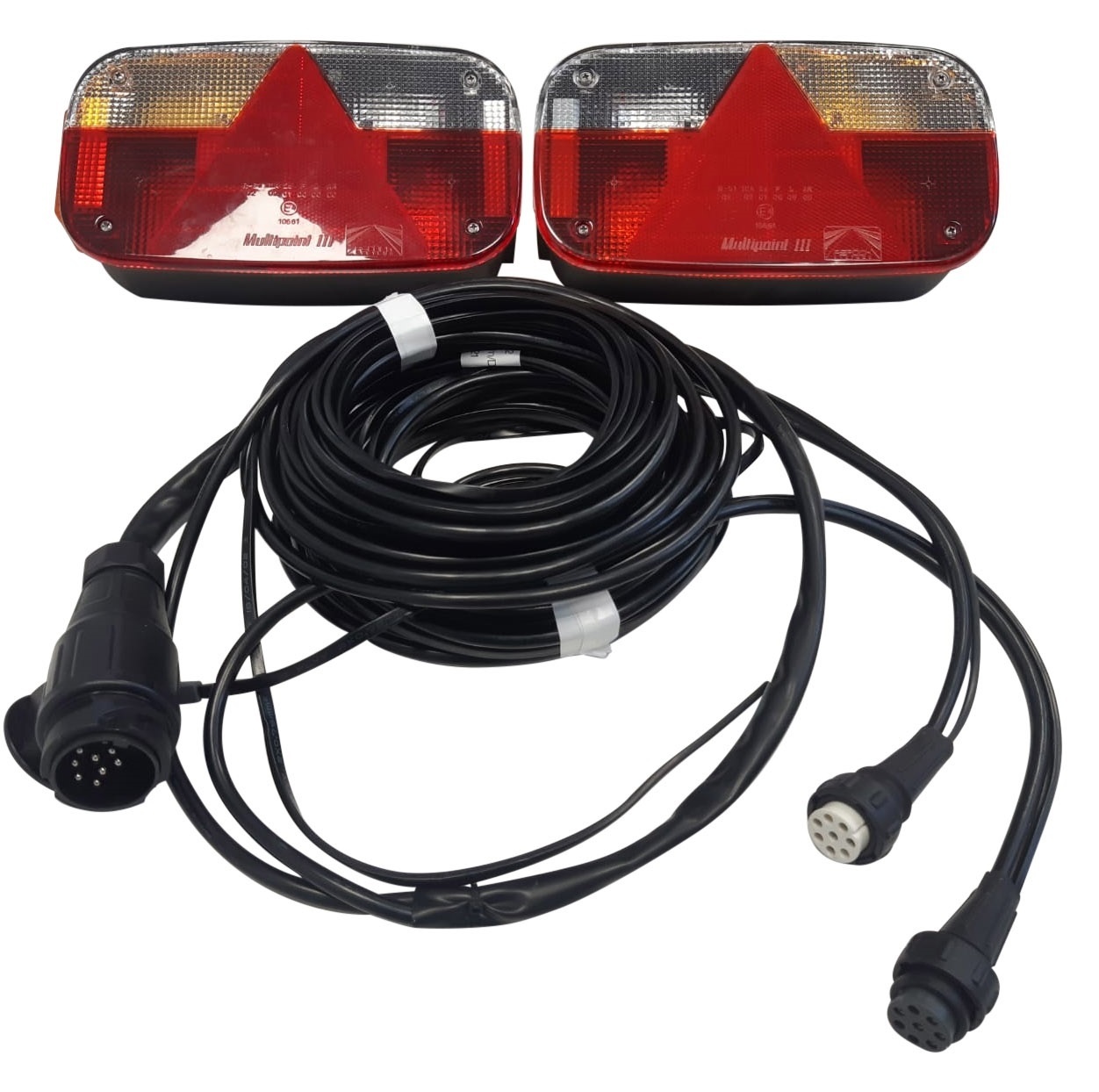 Aspock Multipoint 3 verlichtingsset - 8 meter hoofdkabel - 13 polig - inclusief aftakkingen