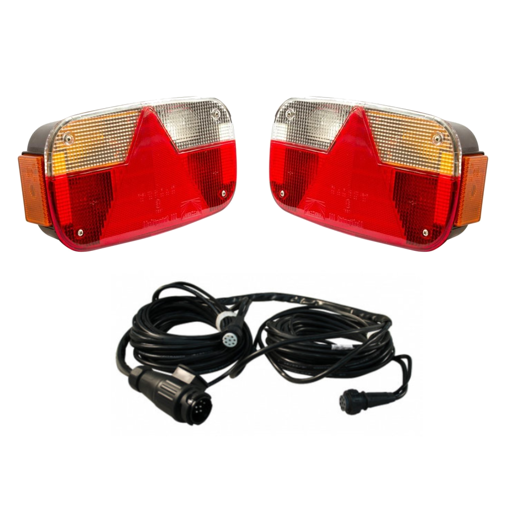 Aspock Multipoint 3 verlichtingsset - 8 meter hoofdkabel - 13 polig - inclusief aftakkingen