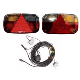 Aspock Multipoint 3 verlichtingsset - 6+8 meter hoofdkabel - 13 polig - inclusief voorgemonteerde markeringsverlichting - stekkerdoos