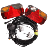 Aspock Multipoint 3 verlichtingsset - 6+8 meter hoofdkabel - 13 polig - inclusief voorgemonteerde markeringsverlichting - stekkerdoos