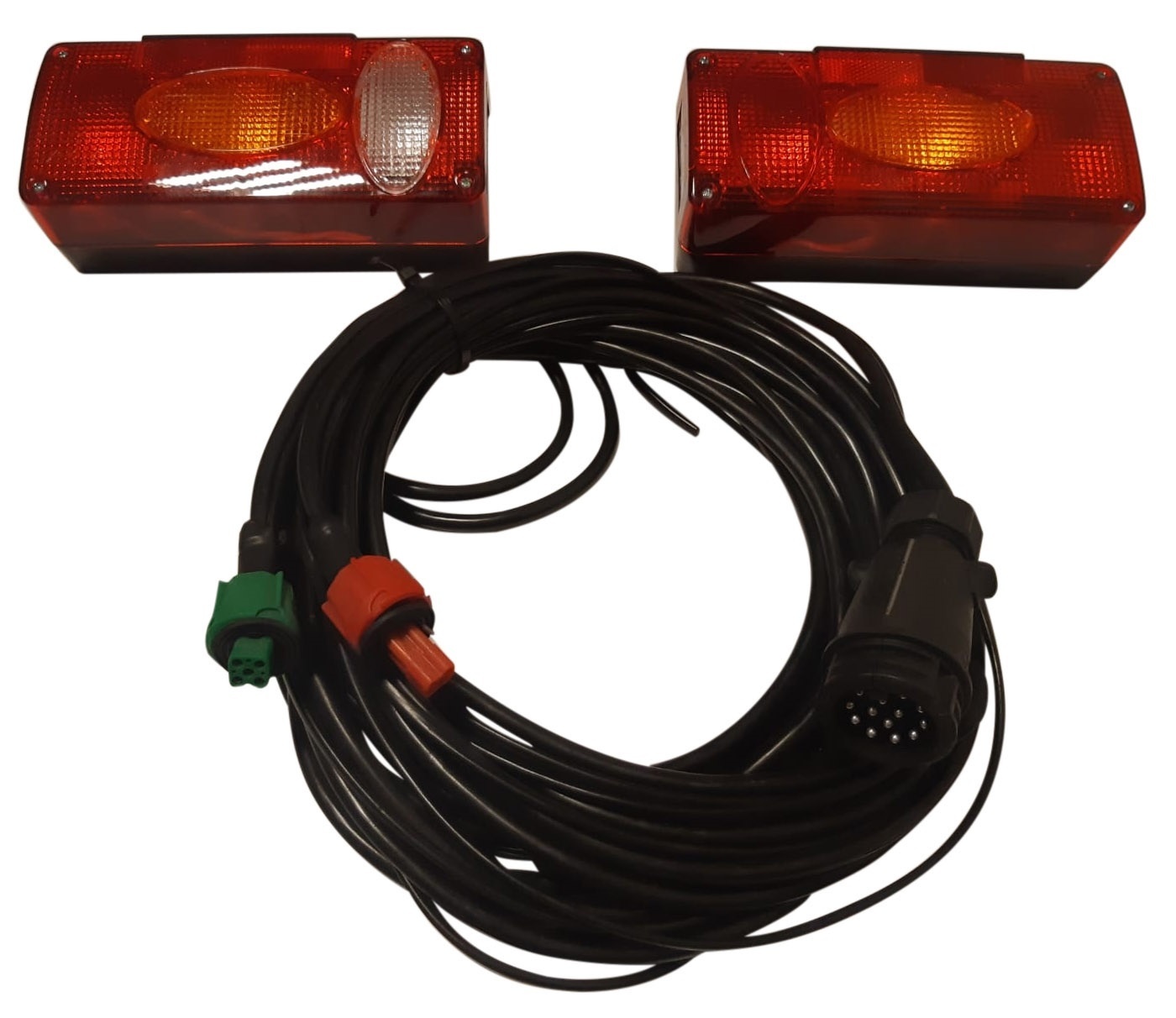 Radex 5500 verlichtingsset met 7 meter hoofdkabel - 13 polig - inclusief achteruitrijverlichting