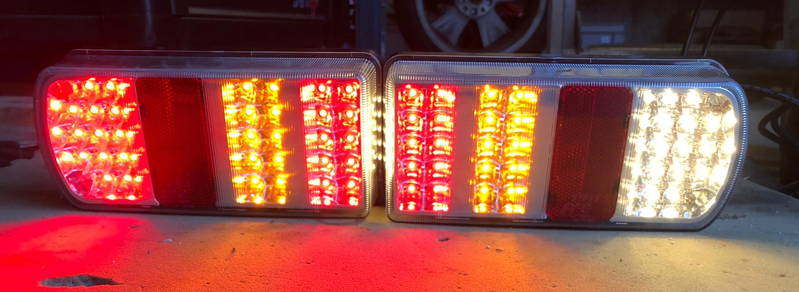 Led set met 5,5 meter hoofdkabel - 13 polig - inclusief voorgemonteerde markeringsverlichting