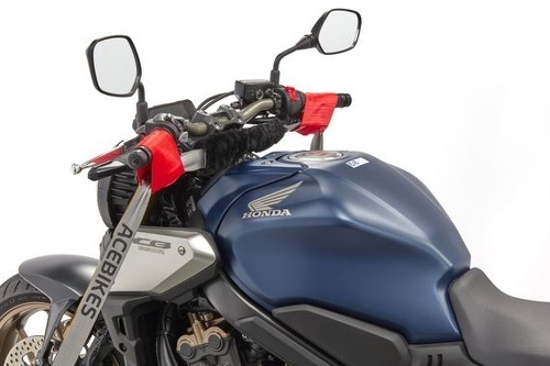 Acebikes Buckle-Up - spanband voor motor stuur - inclusief draagtas