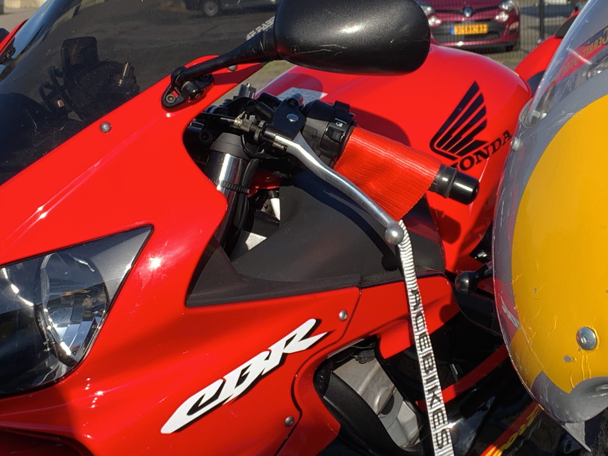 Acebikes Buckle-Up - spanband voor motor stuur - inclusief draagtas