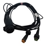 Aspock hoofdkabel - 4,5 meter lang - 13-polig - voorzien van 5-polige connectoren