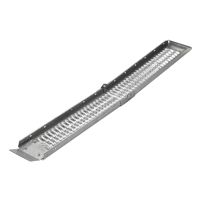 Set opklapbare/opvouwbare oprijplaten  - staal - 2x225 kg - 180x22,5 cm