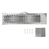 Set opklapbare/opvouwbare oprijplaten  - staal - 2x225 kg - 180x22,5 cm