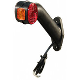 Aspock Superpoint 2 - links - wit/oranje/rood - 1 meter platte kabel