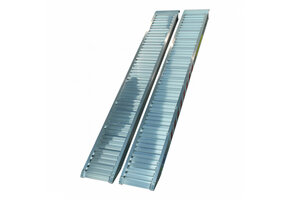 Set - Alu  oprijplaten- 2450 kg - 238x30x8 cm