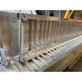 Set aluminium oprijplaten met lange lip - 2450 kg - 238x30x8 cm  - voorzien van haak bevestiging