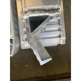 Set aluminium oprijplaten met lange lip - 2450 kg - 238x30x8 cm  - voorzien van haak bevestiging