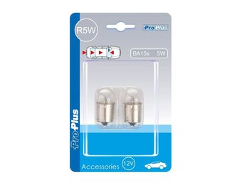 2x bol bajonet - 12V - 5W - BA15s