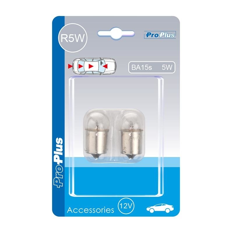 2x bol bajonet - 12V - 5W - BA15s