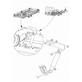 Hulco MEDAX/TERRAX schokbrekers 1500 kg - as 1