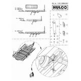 Hulco MEDAX/TERRAX schokbrekers 1500 kg - as 2/3 of 2/2
