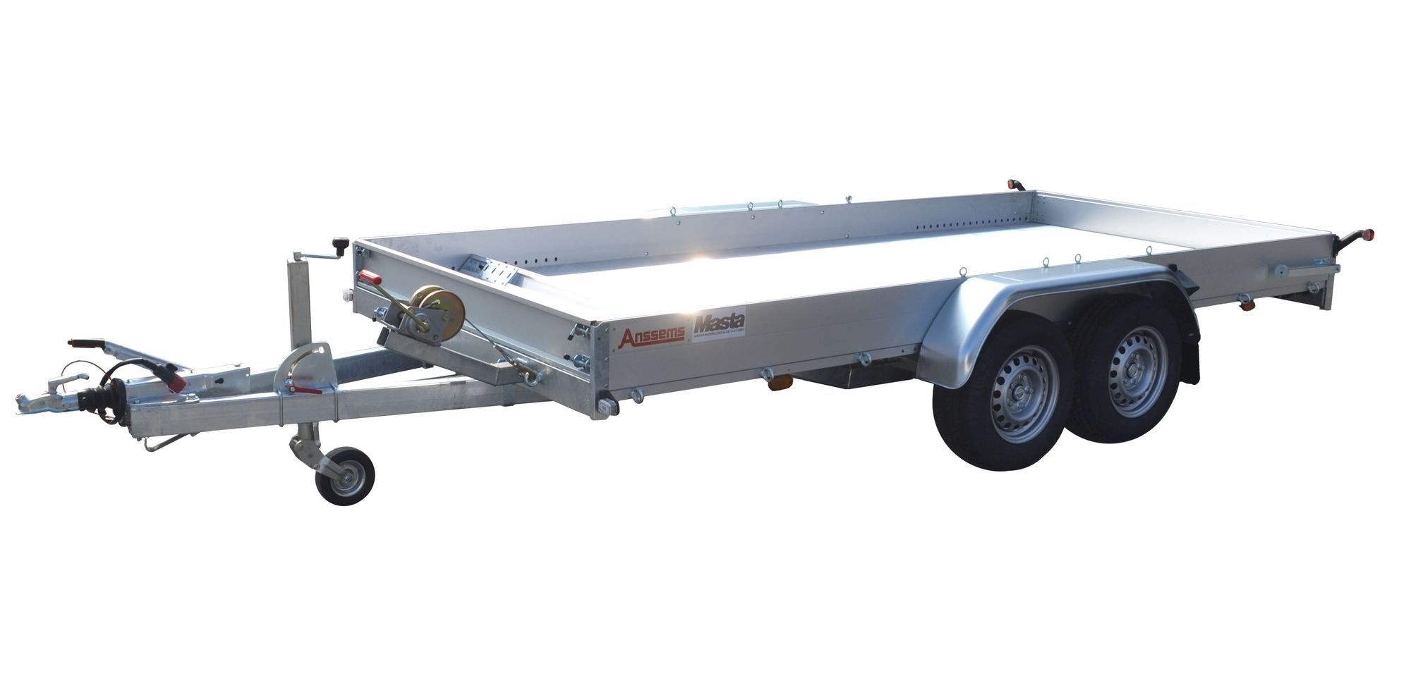 Anssems AMT 1500 - 1500 kg bruto laadvermogen - 340x170 cm laadoppervlak - geremd