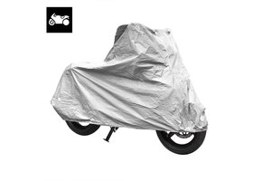 Motor- & scooterhoes XL -  246x104x127 cm- Zilver