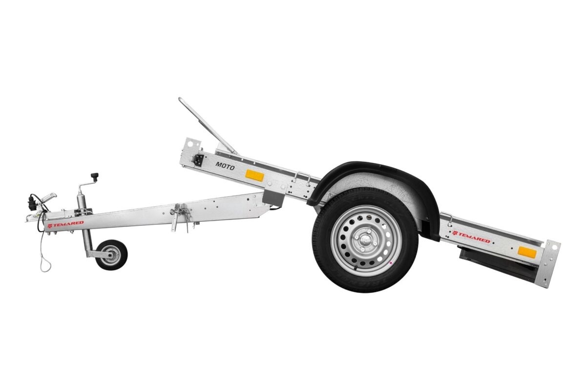 Kantelbare motoraanhanger voor 3 motoren - 220x155 cm - 750 kg ongeremd