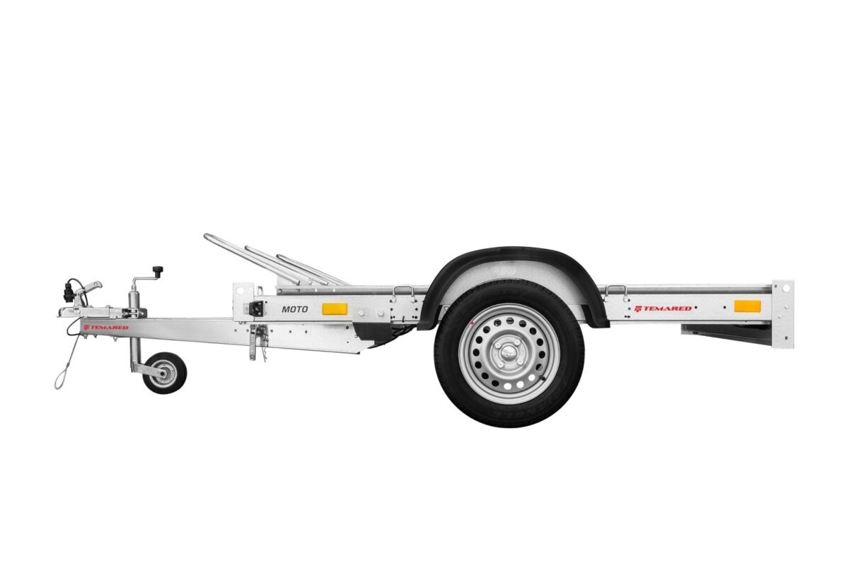 Kantelbare motoraanhanger voor 3 motoren - 220x155 cm - 750 kg ongeremd