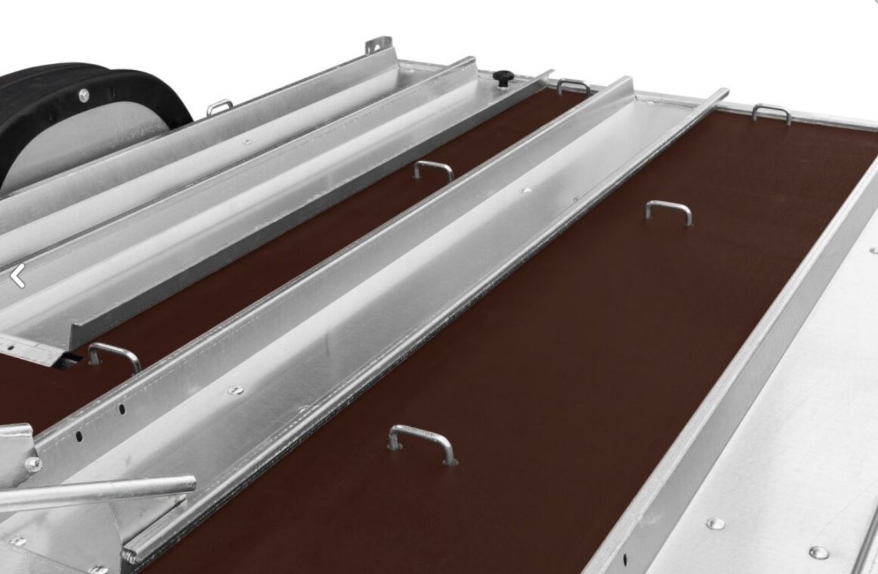 Kantelbare motoraanhanger voor 3 motoren - 220x155 cm - 750 kg ongeremd