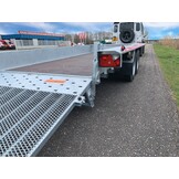 TEMARED Machinetransporter 400x180 cm - 3000 kg - geremd - machinetransporter met oprijklep