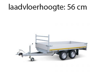 330x180 cm - 3000 kg - 40 cm borden - geremd