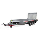 TEMARED BUILDER 400x180 cm - 3500 kg - geremd - machinetransporter met oprijklep