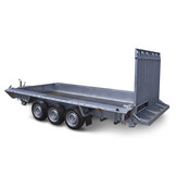 TEMARED BUILDER 400x180 cm - 3500 kg - geremd - machinetransporter met oprijklep