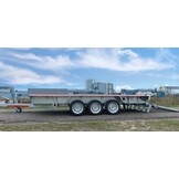 TEMARED BUILDER 400x180 cm - 3500 kg - geremd - machinetransporter met oprijklep