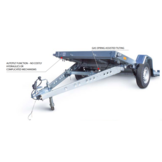 TEMARED MULTITRANSPORTER 3318C 332x186 cm - 750 kg - kantelbaar - geremd