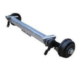 Geremde torsie as - 1350 kg - padmaat 1000 mm - flensmaat 1450 - 5x112